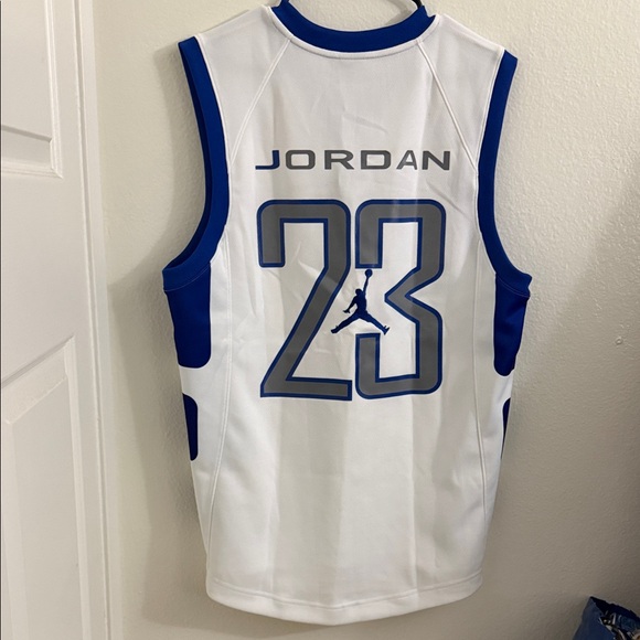 Jordan Blue and White Jersey - Picture 2 of 7